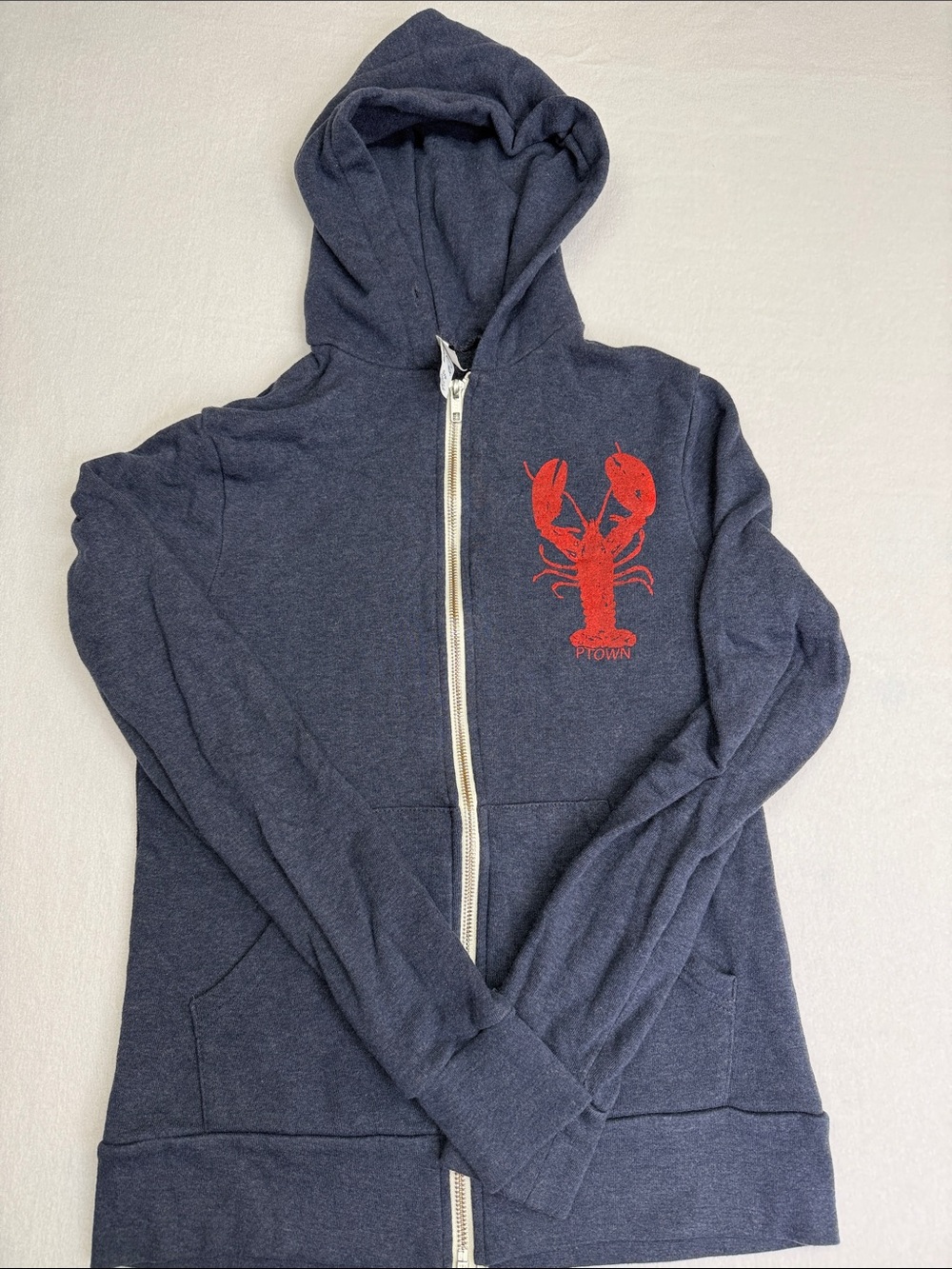 Alternative Lobster P Town Navy Zip Hoodie